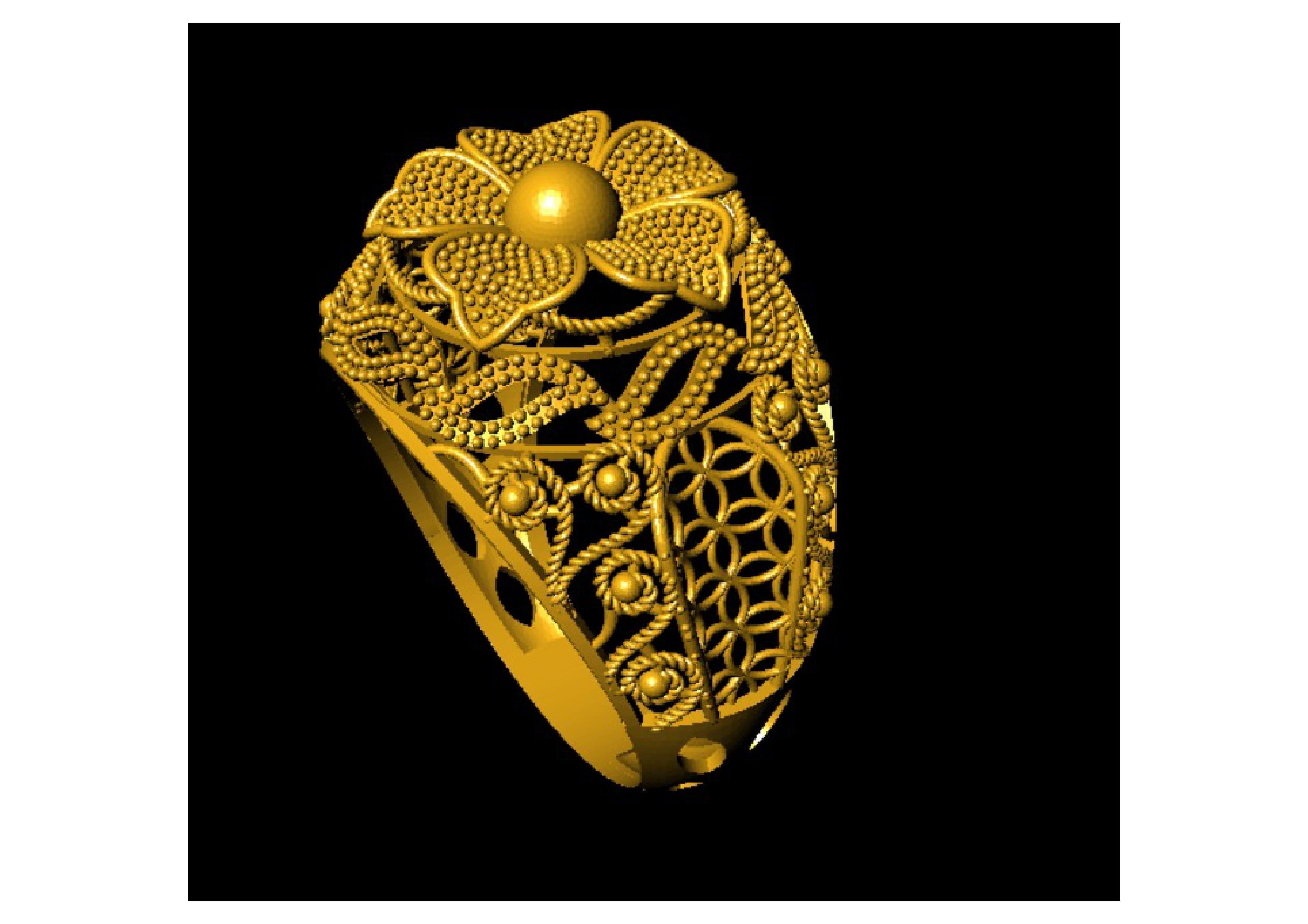 3 Gram Rings 3D print model_11