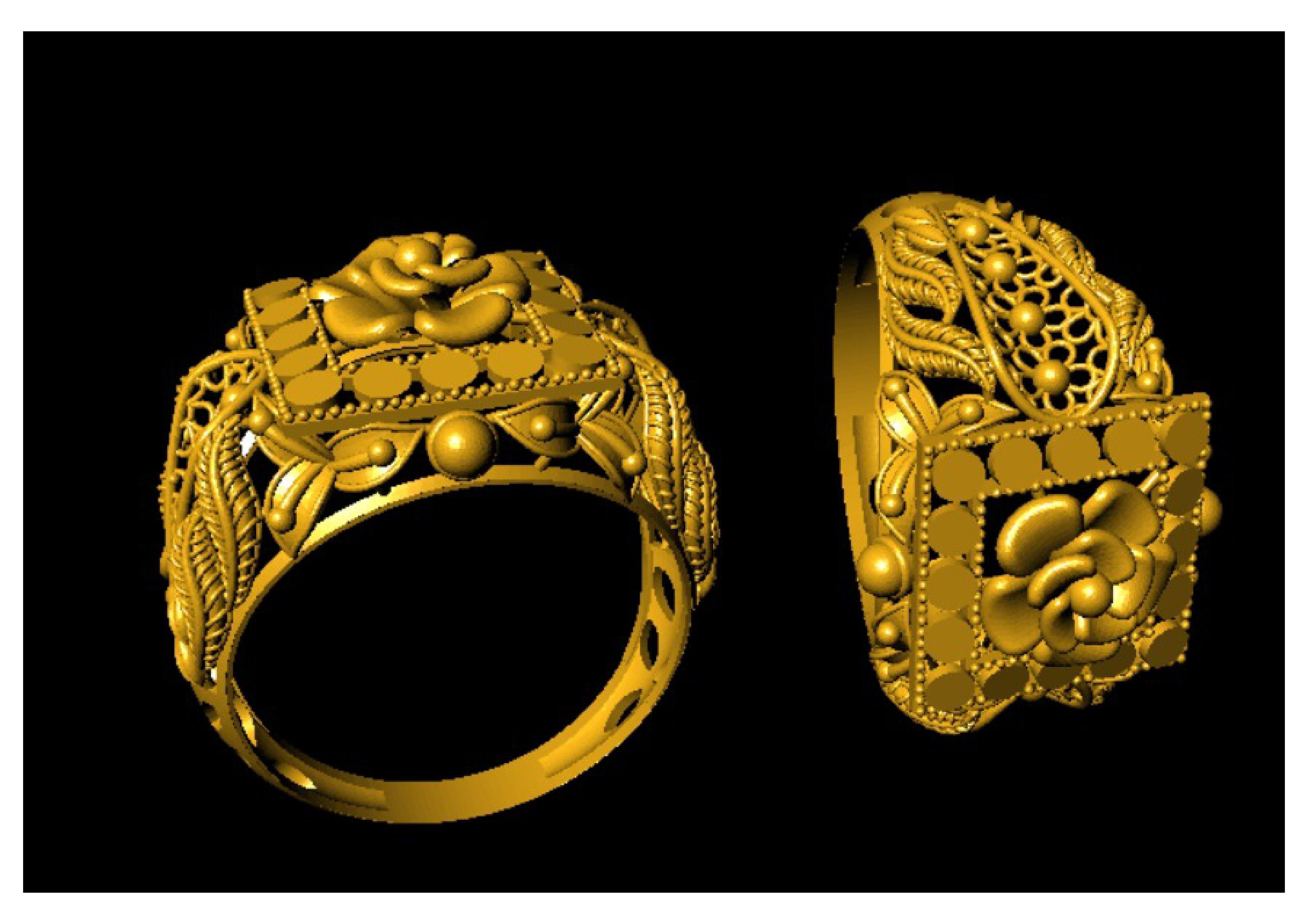 3 Gram Rings 3D print model_24