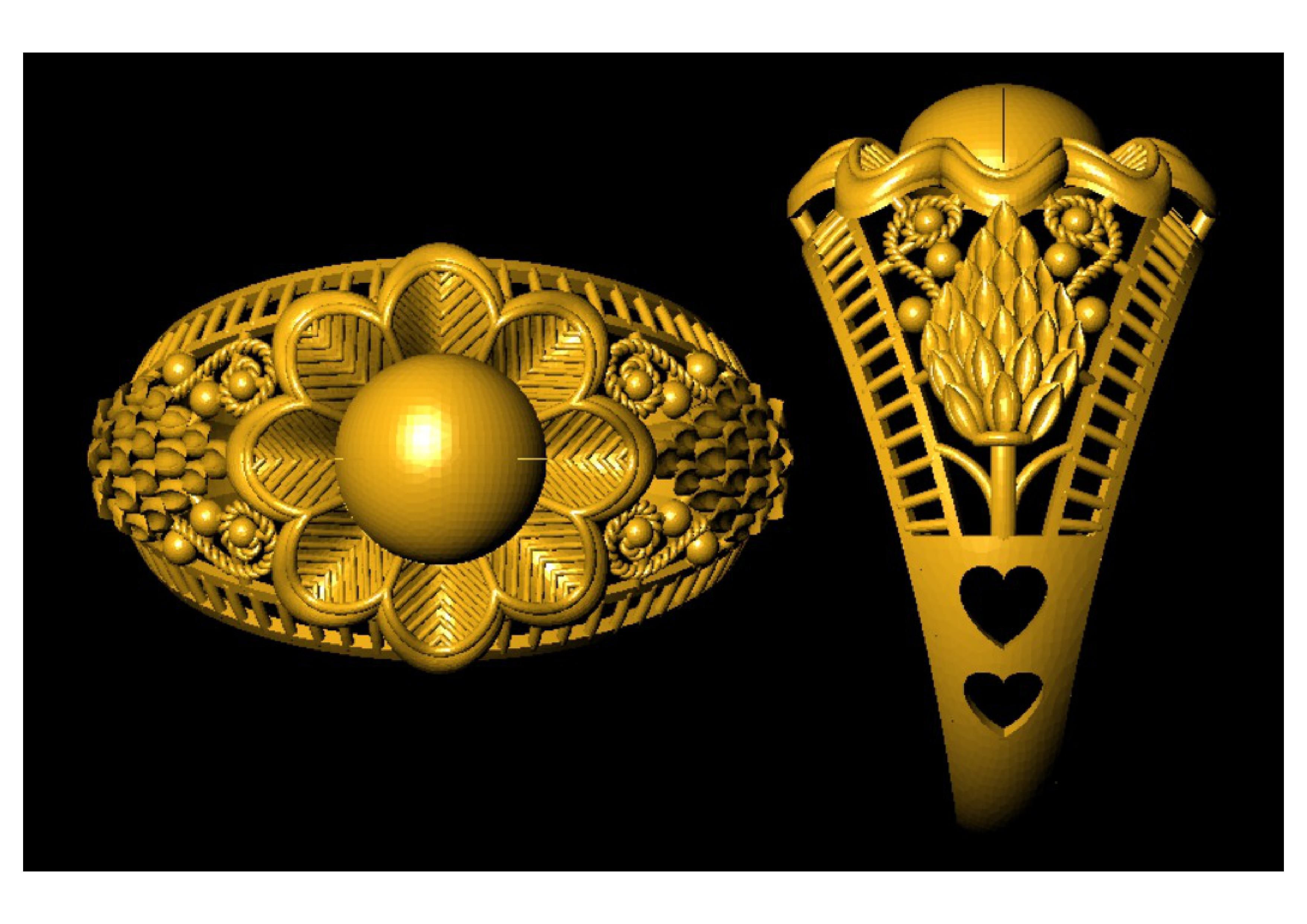 3 Gram Rings 3D print model_1