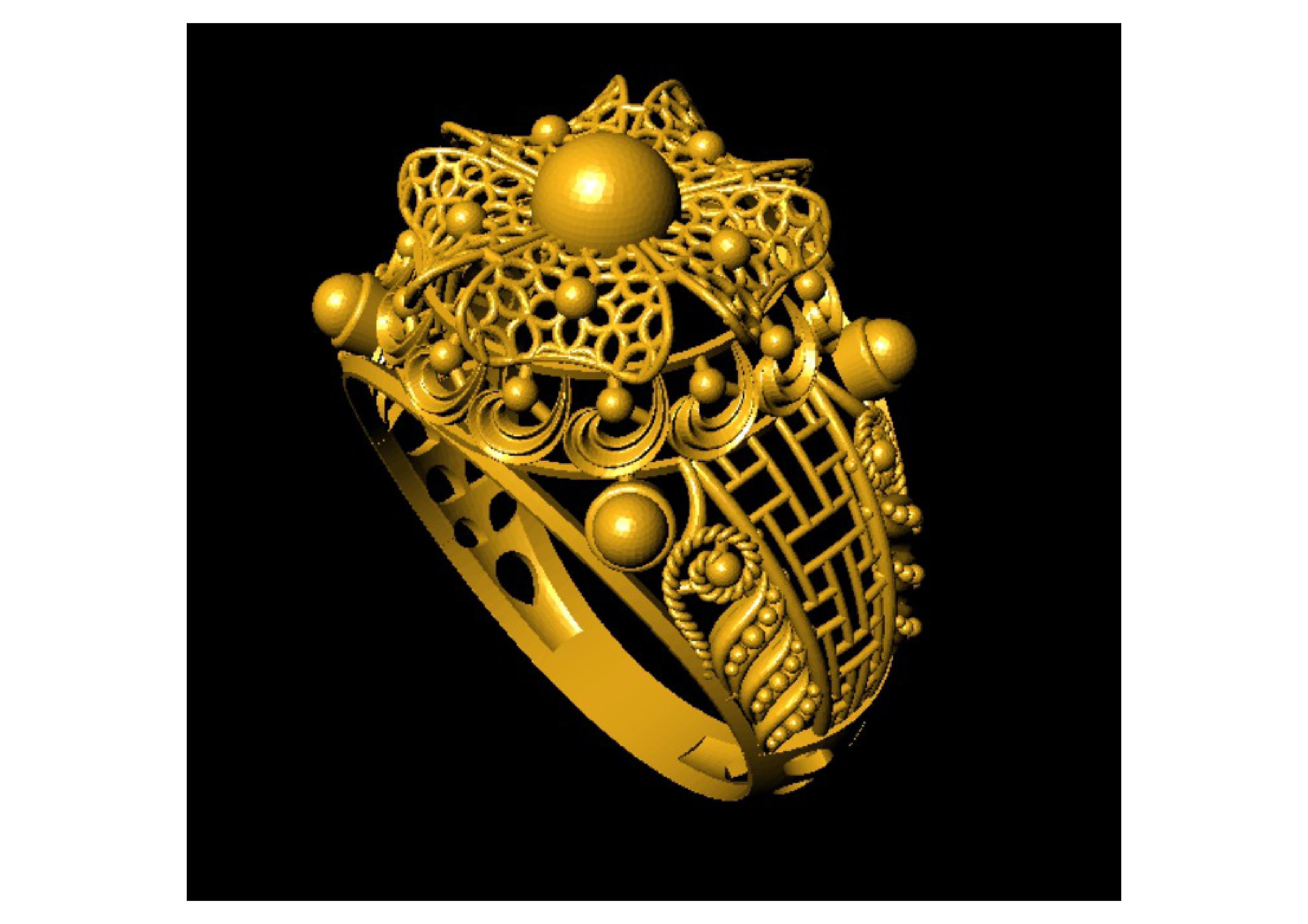 3 Gram Rings 3D print model_19