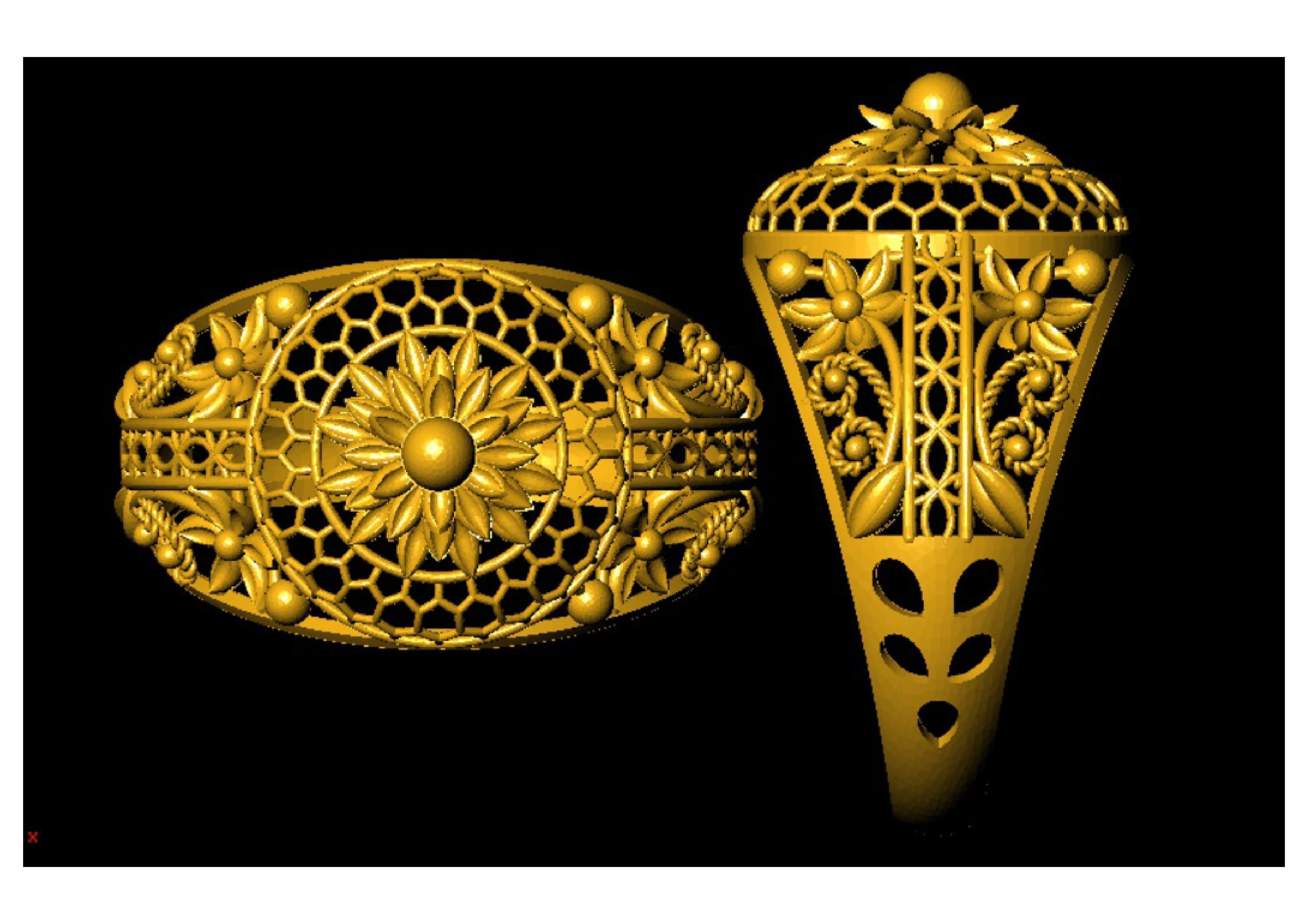 3 Gram Rings 3D print model_7