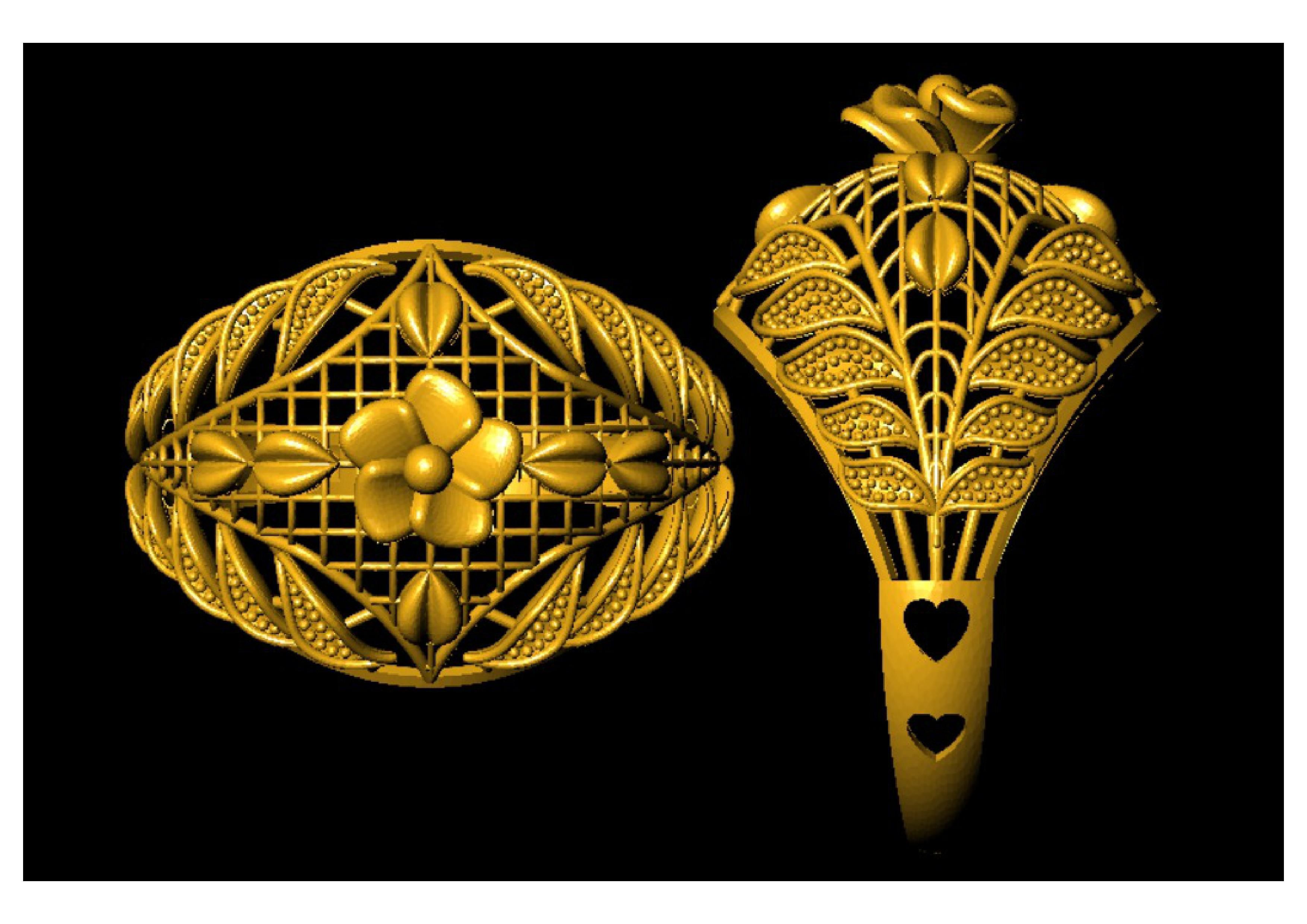 3 Gram Rings 3D print model_13