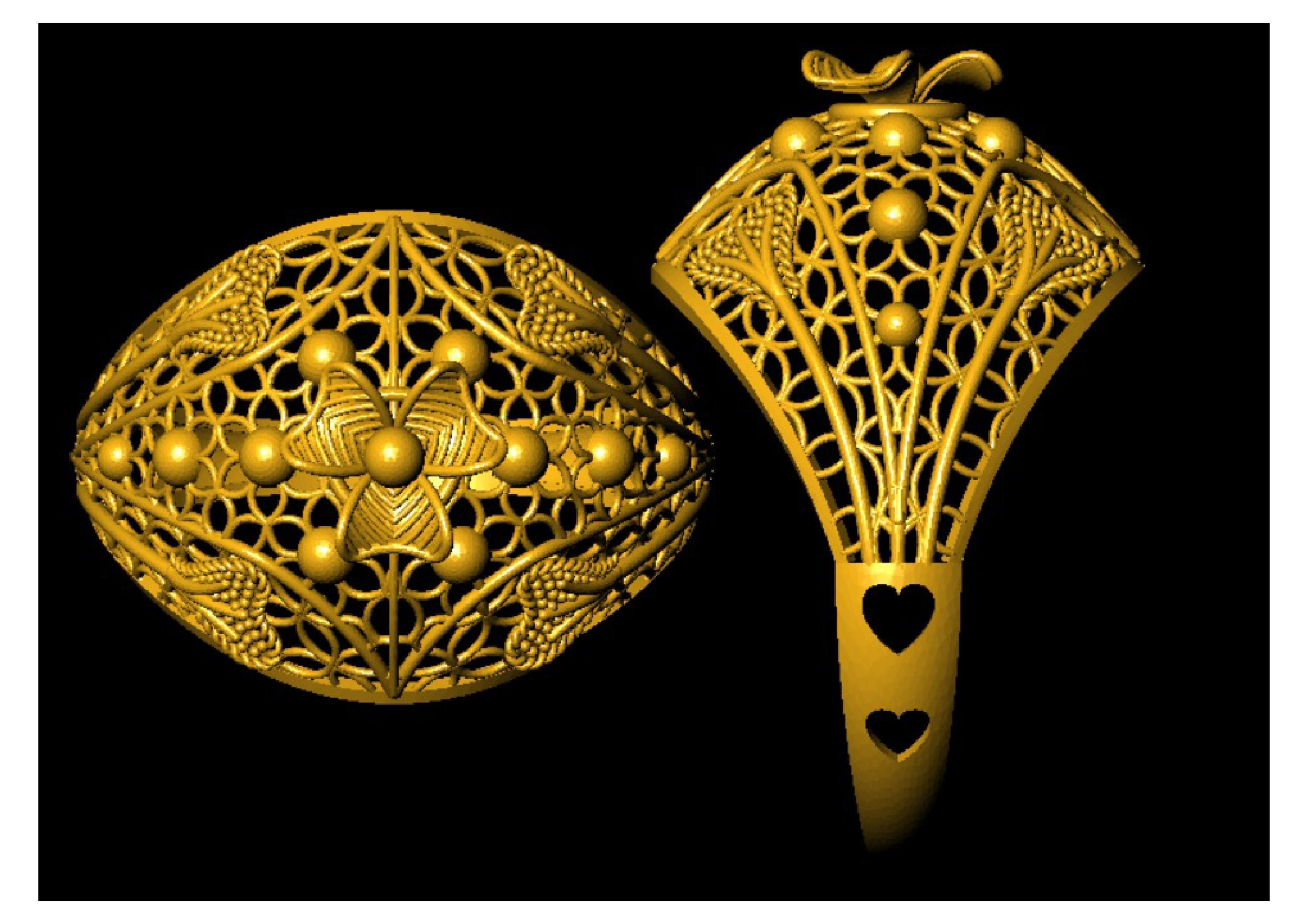 3 Gram Rings 3D print model_14