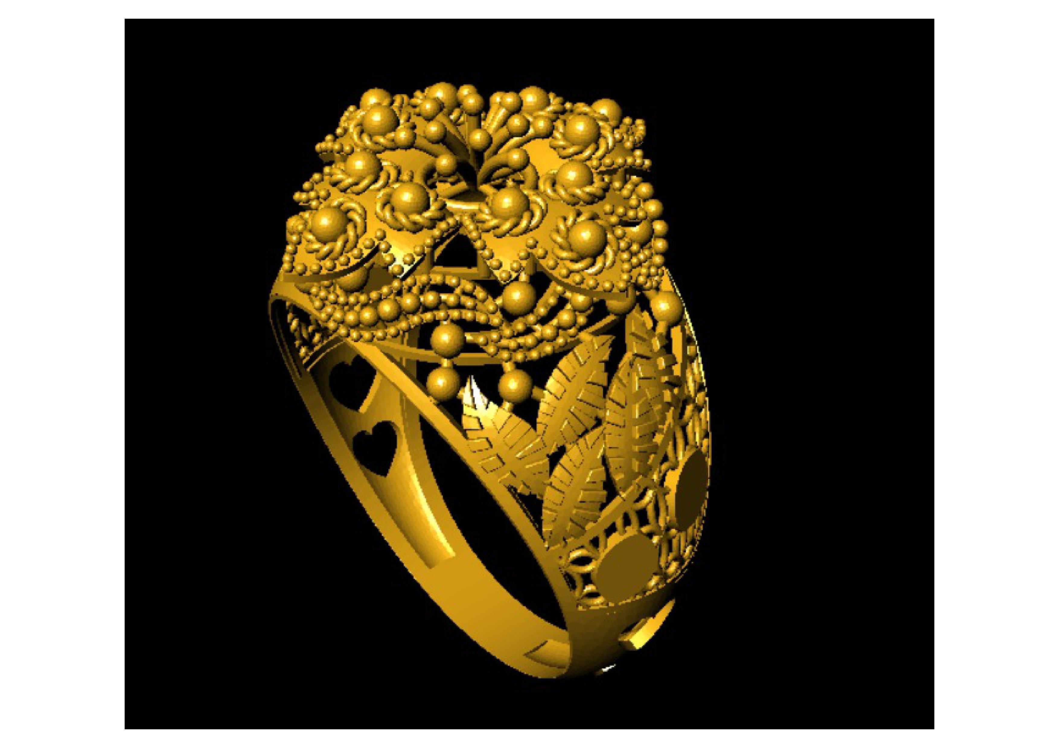3 Gram Rings 3D print model_22