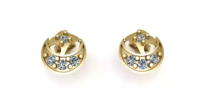 DAIDAN ZARCON EARRING 3D PRINTABLE-MODEL 