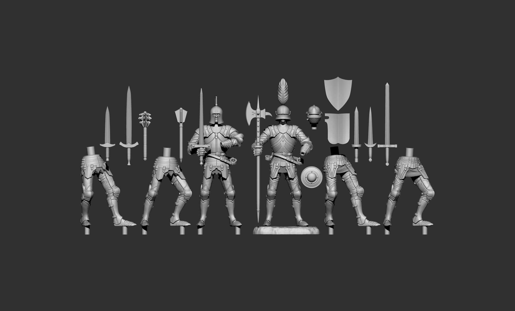 SET KNIGHT 3D print model_29
