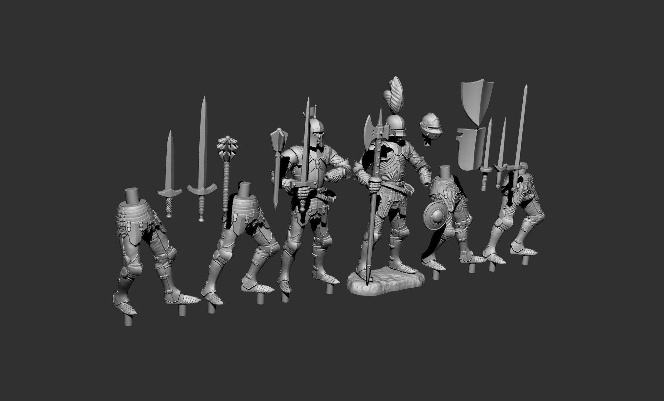 SET KNIGHT 3D print model_27