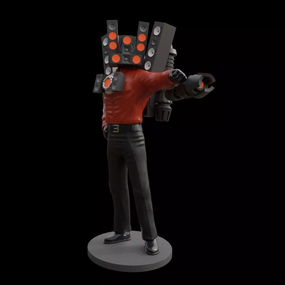 Titan Speaker Man Skibidi Toilet Fan Art 3D print model_0