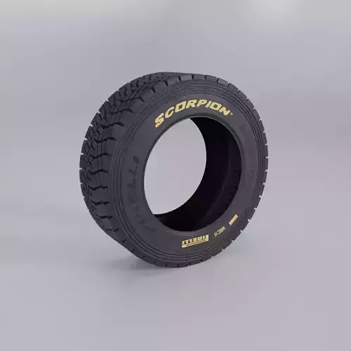 Pirelli Scorpio KX WRC tire 3D model