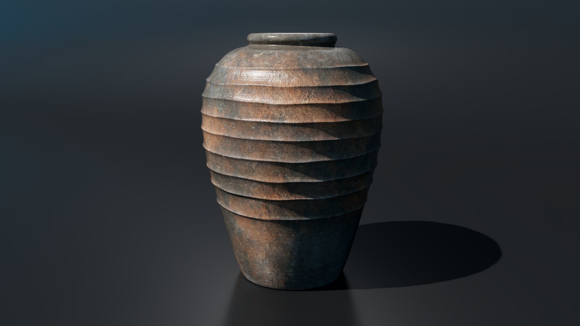 Medieval Vases Low-poly 3D model_2