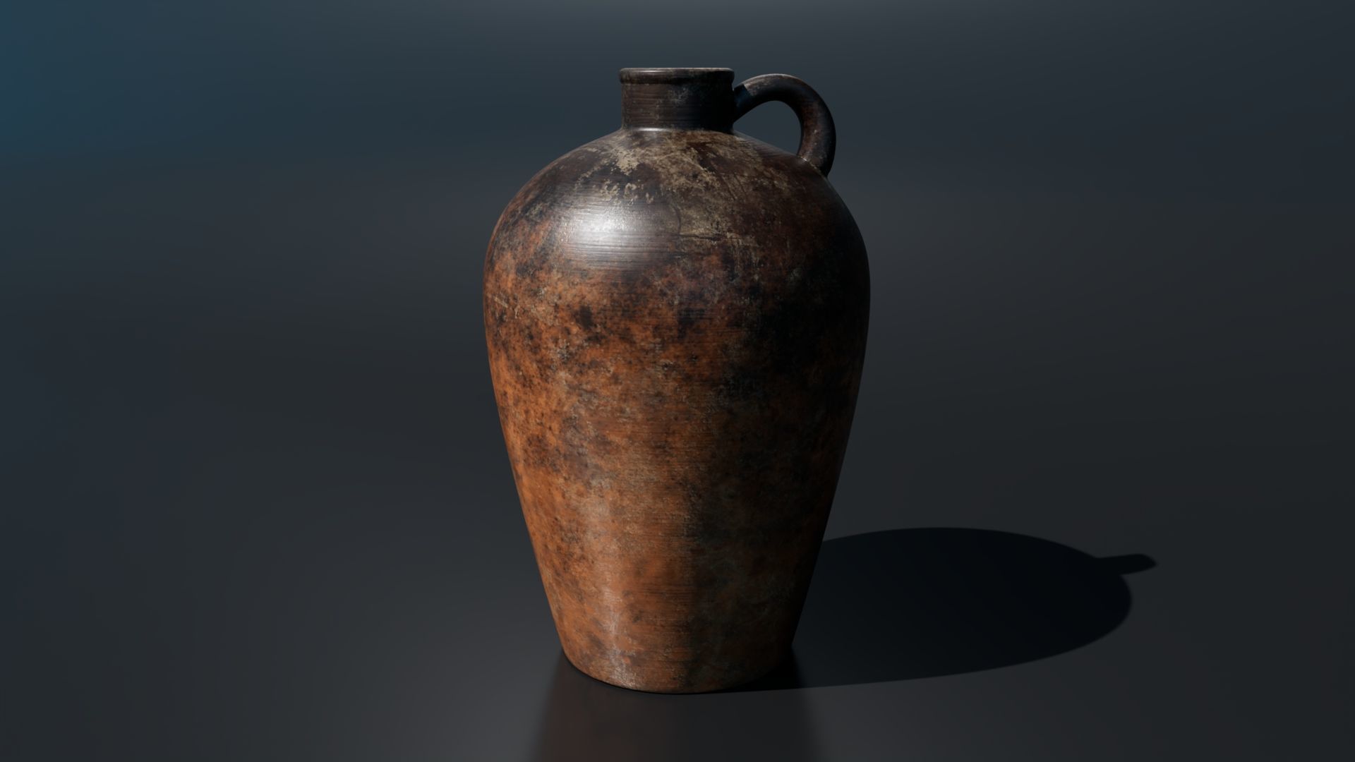 Medieval Vases Low-poly 3D model_1