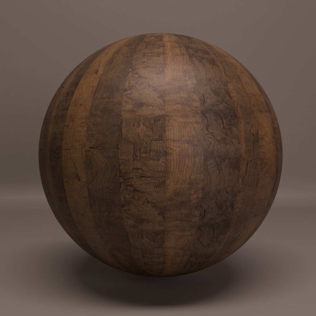 Wood PBR Material Asset Pack 40 4K Free 3D model_1