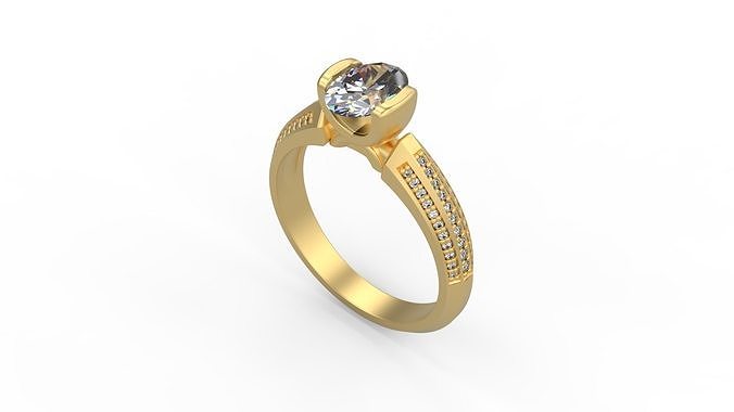 Woman Solitaire 161 3D print model