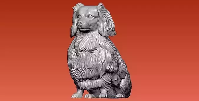 Chica dog - terrier dog model - 3D print