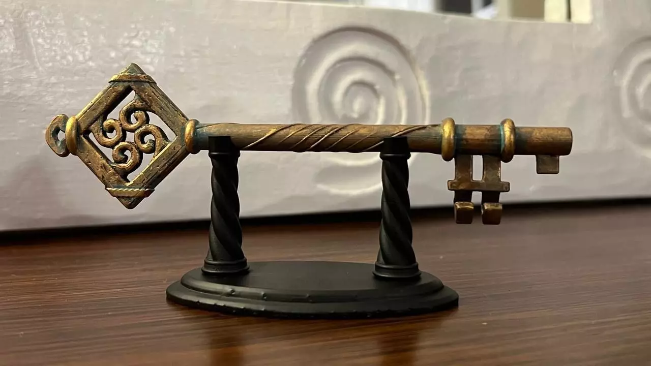 BAG END KEY - The Hobbit - STL 3D print model_0