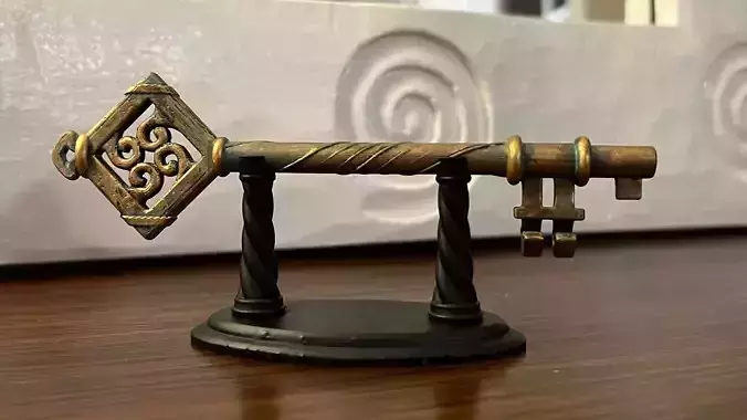 BAG END KEY - The Hobbit - STL 3D print model