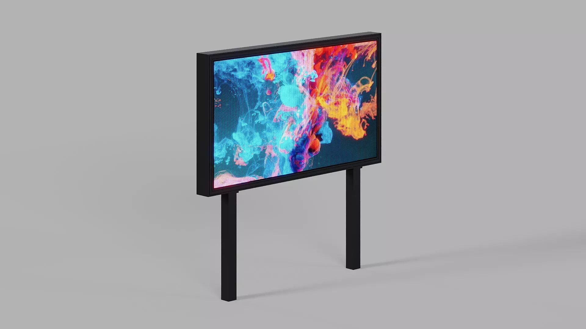 Big LED Screen 3D model