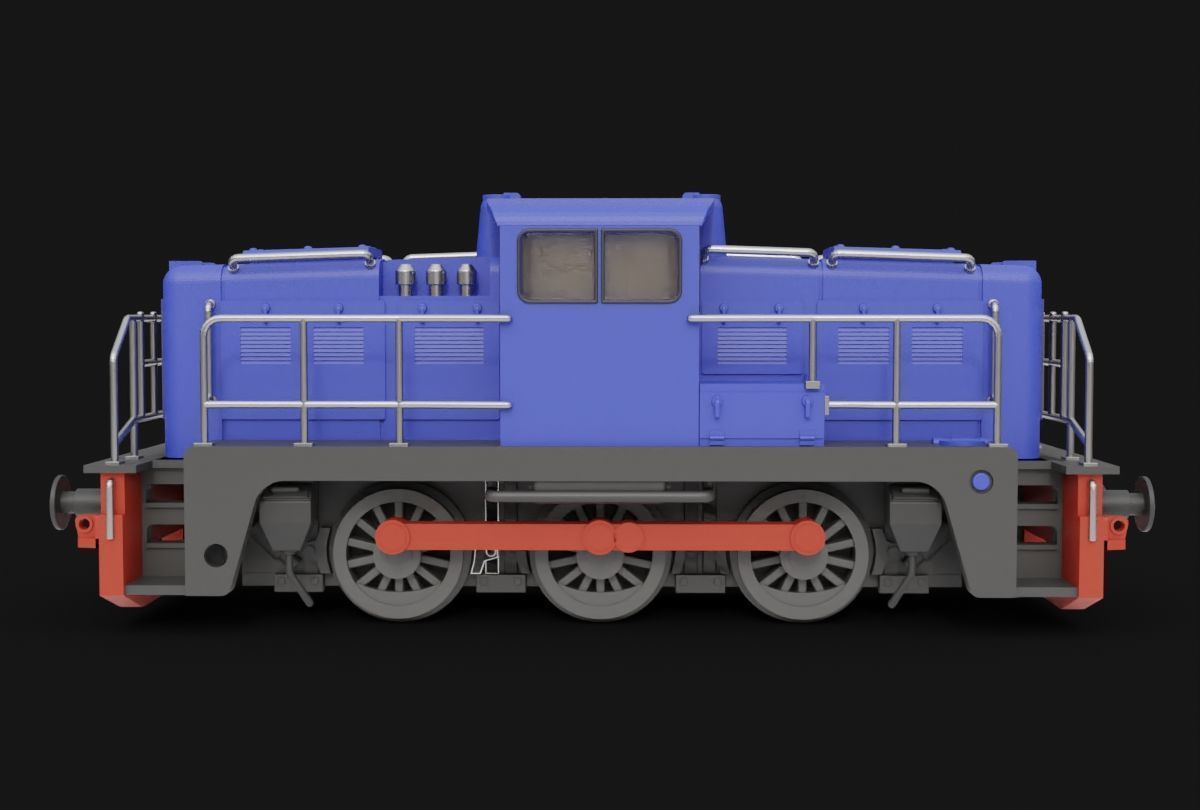 Janus Locomotive Miniature Toy 3D print model_3