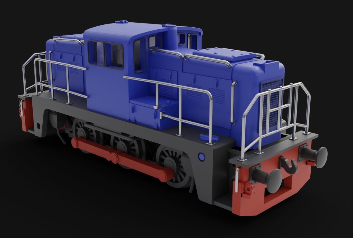 Janus Locomotive Miniature Toy 3D print model_8