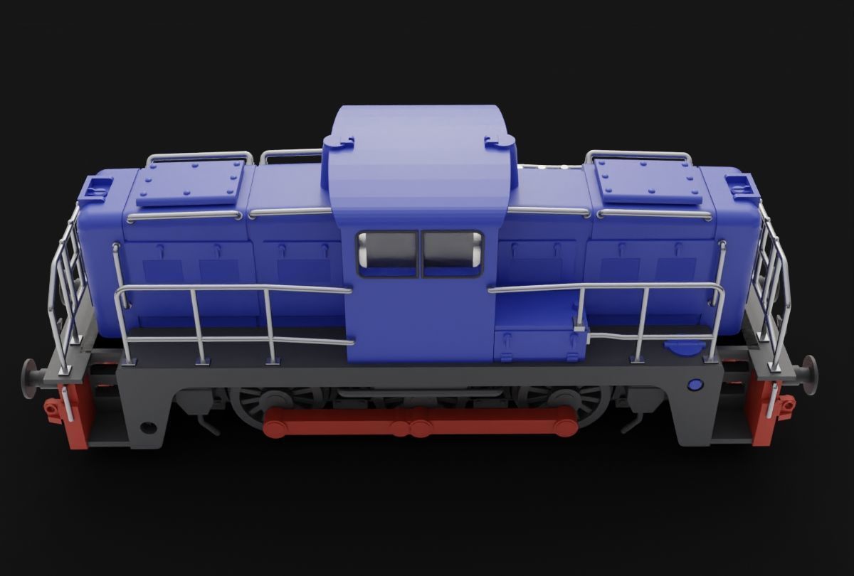 Janus Locomotive Miniature Toy 3D print model_4