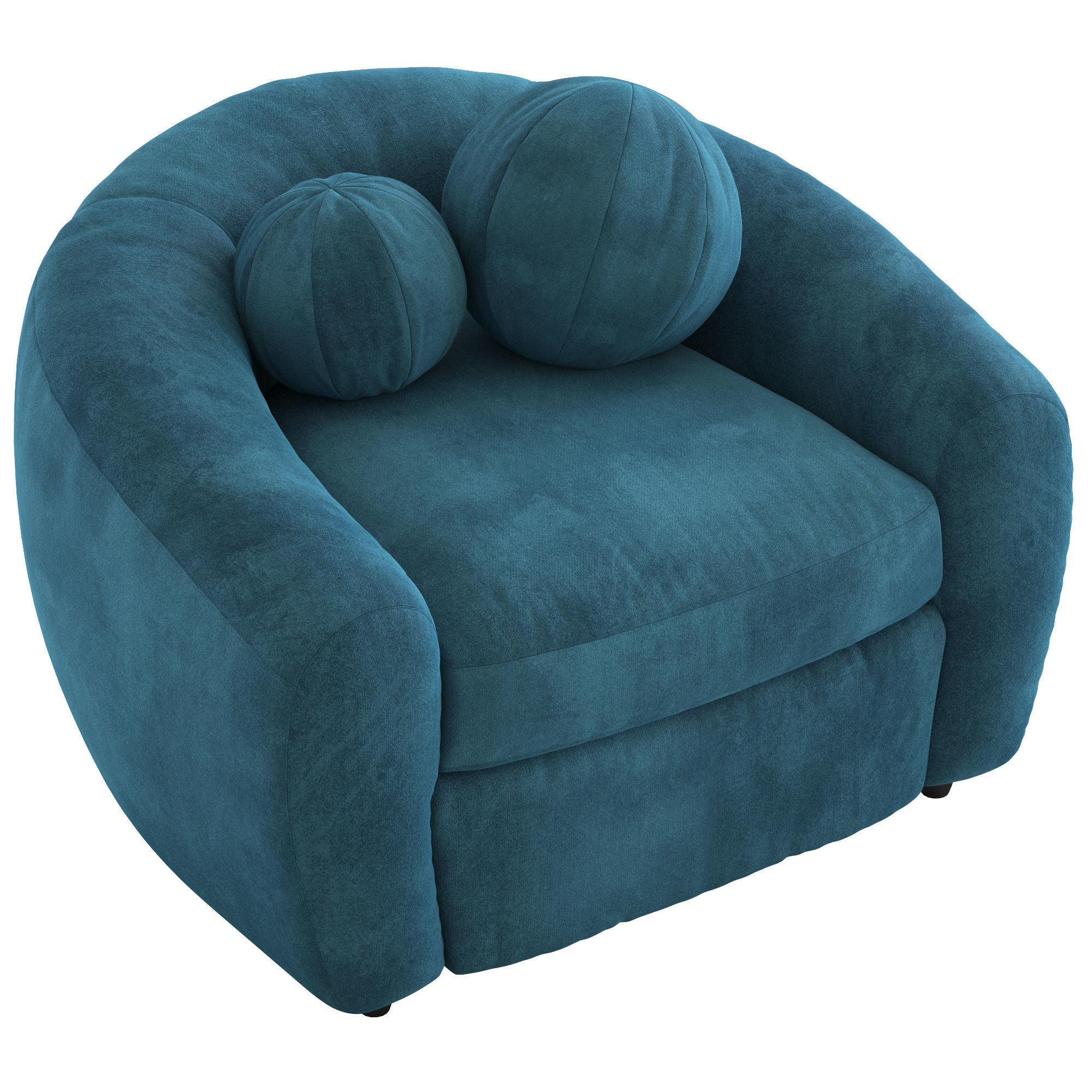 Coco Republic CR Essentials Atelier Armchair 3D model_4