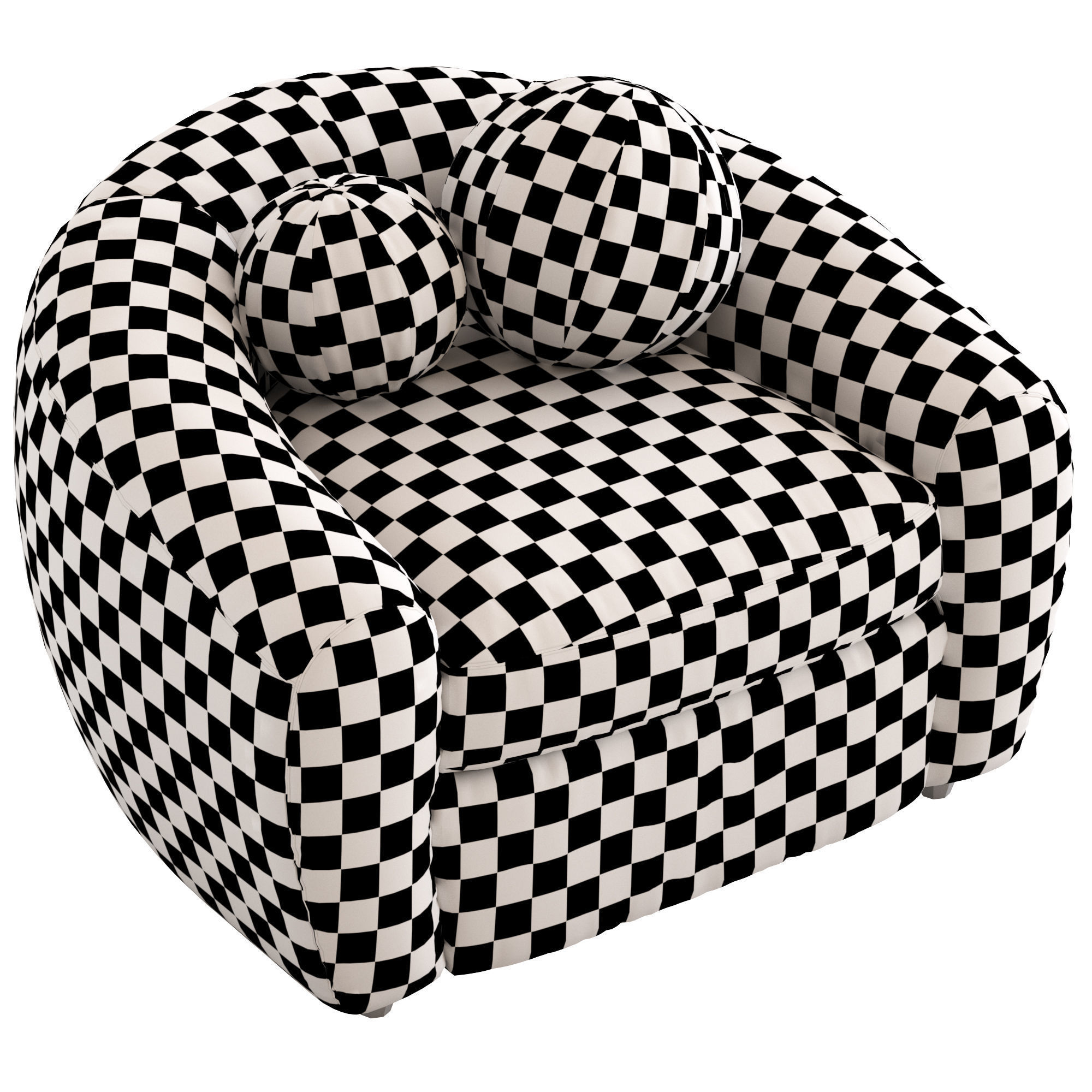 Coco Republic CR Essentials Atelier Armchair 3D model_7