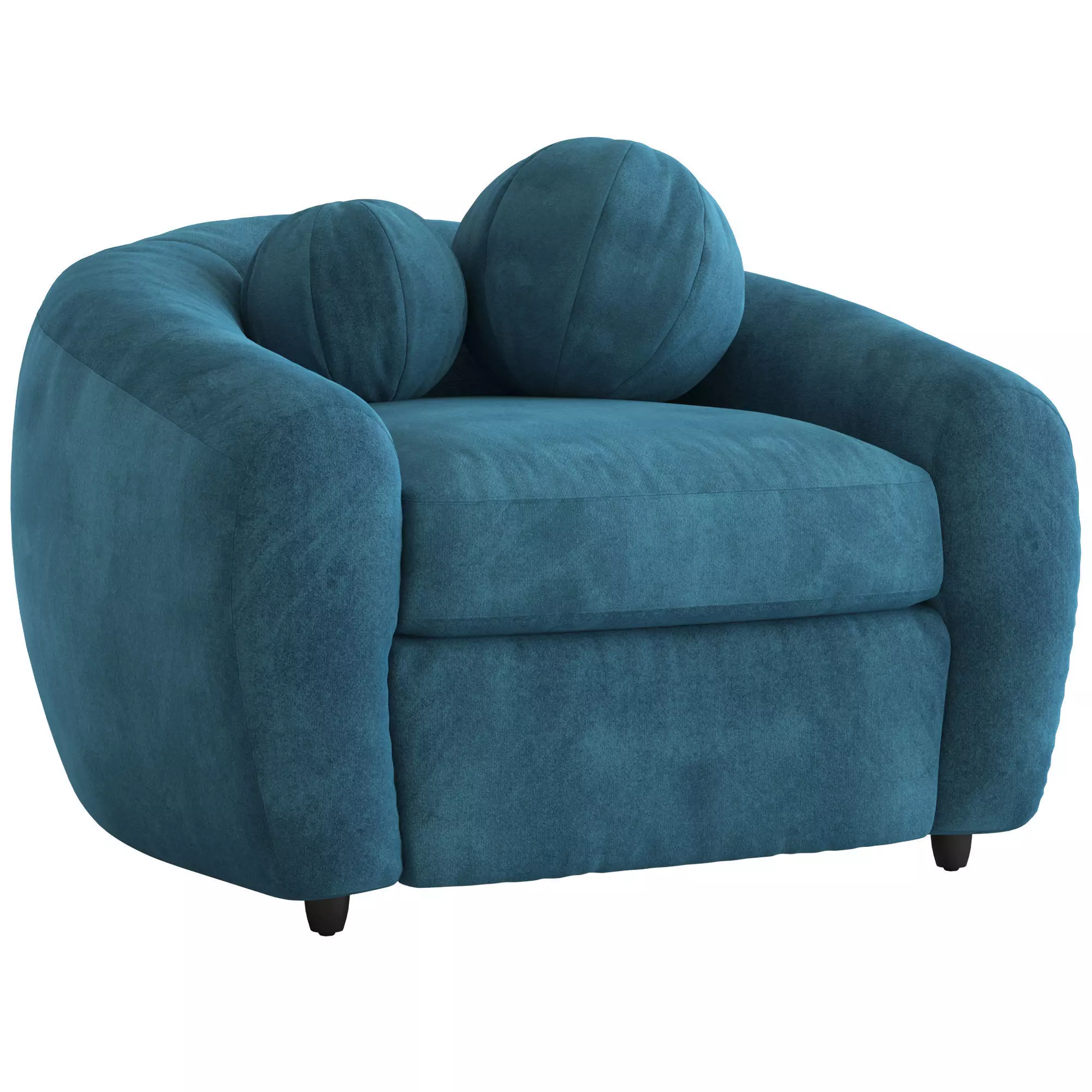 Coco Republic CR Essentials Atelier Armchair 3D model_0