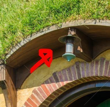 BILBO BOLSON - Entrance Lamp - STL 3D print model_3