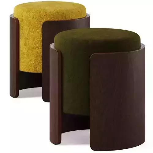 Pouf Lagom by Ellipse 3D model