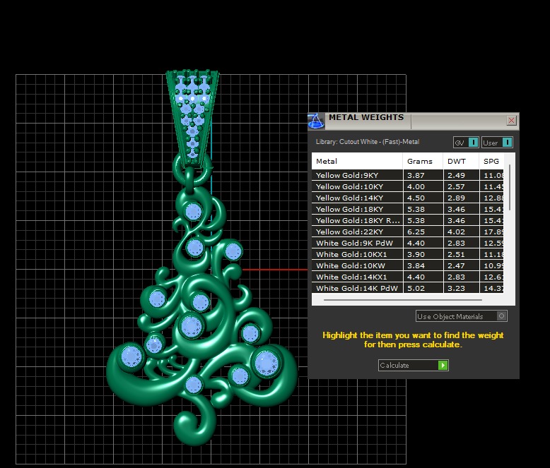 GOLDEN CHRISTMAS THEME PENDANT 3D PRINTABLE MODEL 3D print model_2