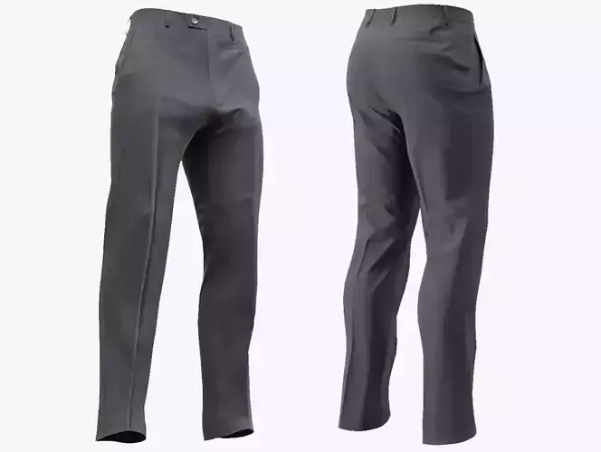 Business Pants 32 - All MH Bodies - UE5 Skeletons - Rigged Low-poly 3D model