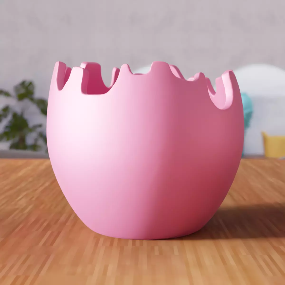 Easter Crack Egg Ornament - 324 3D print model_3