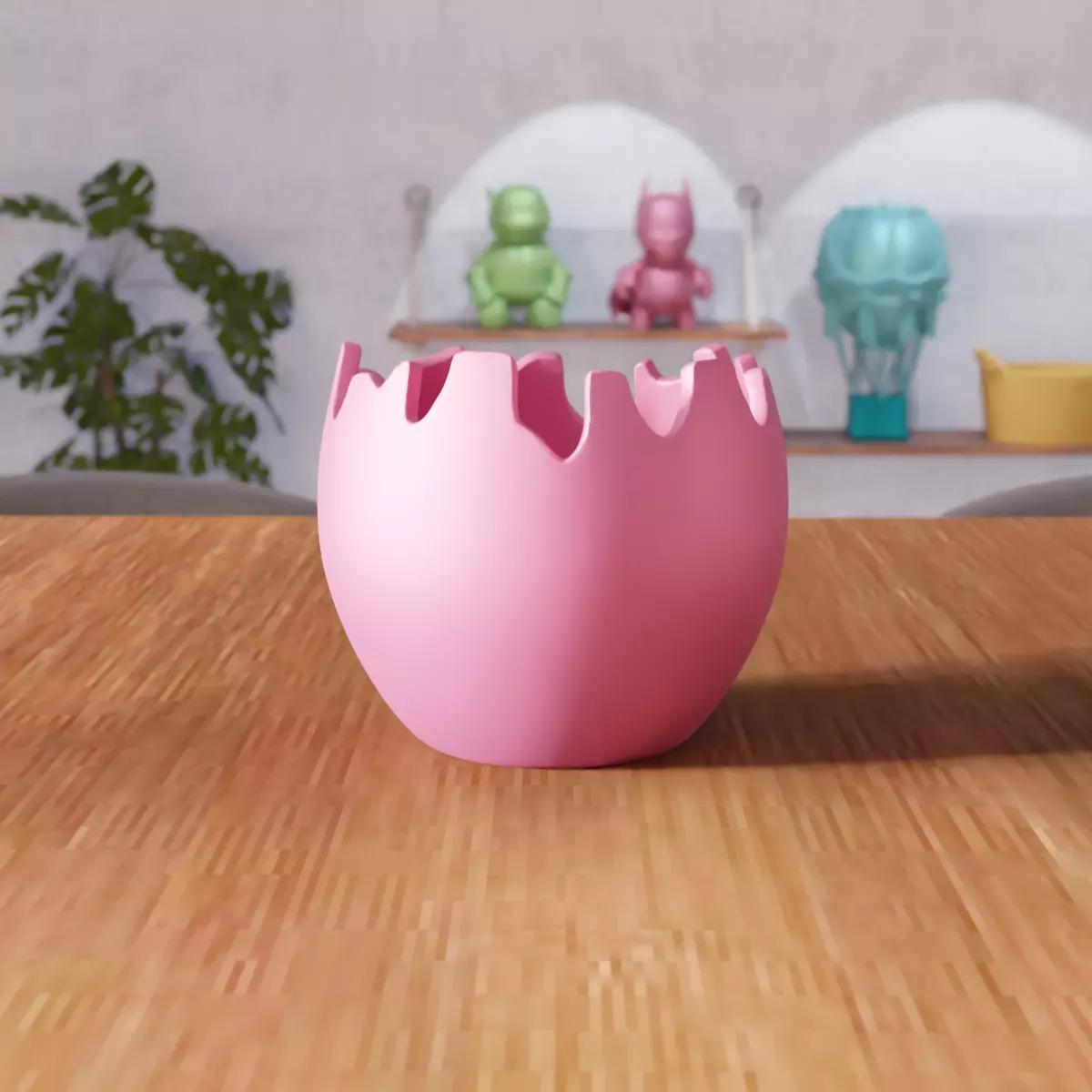 Easter Crack Egg Ornament - 324 3D print model_7