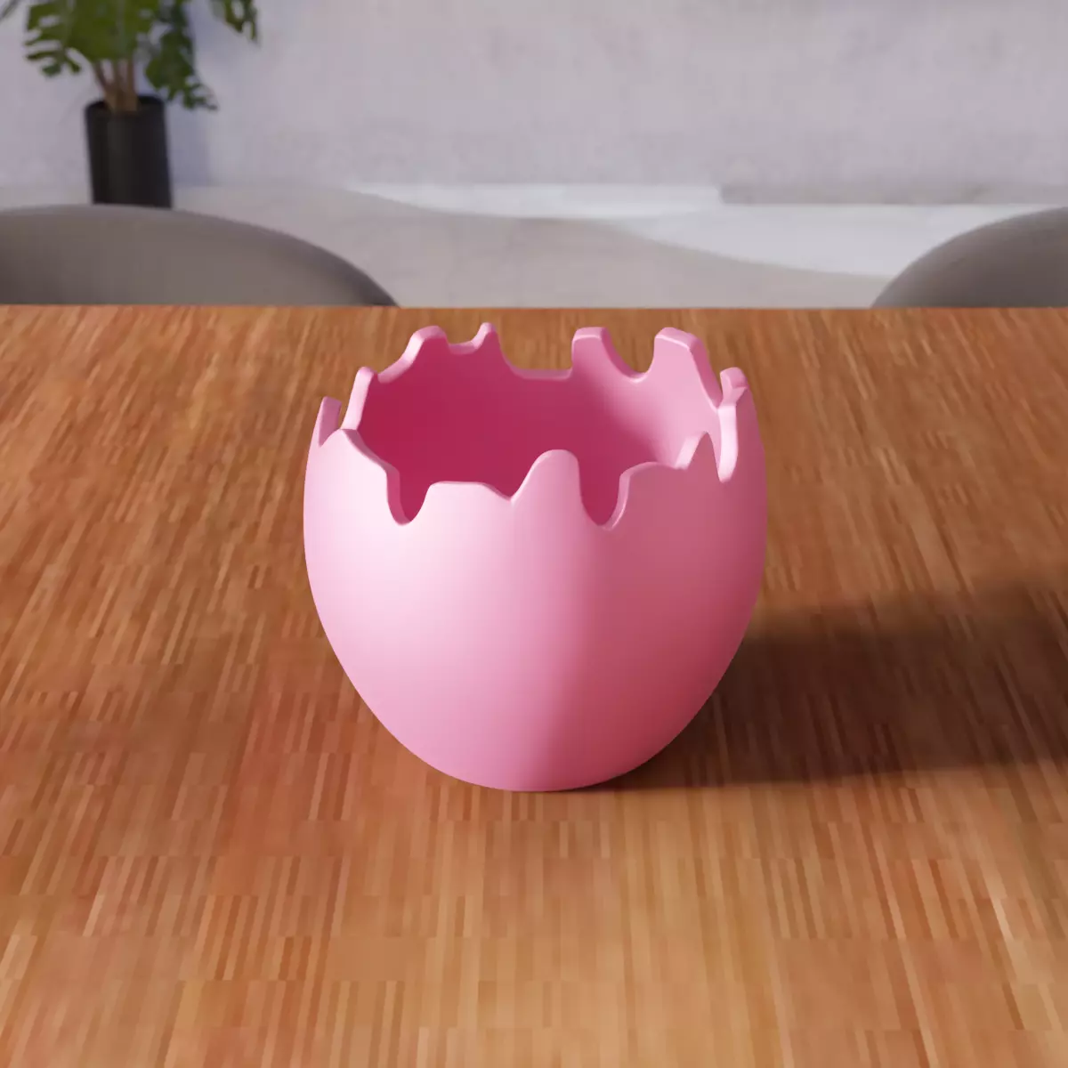 Easter Crack Egg Ornament - 324 3D print model_4