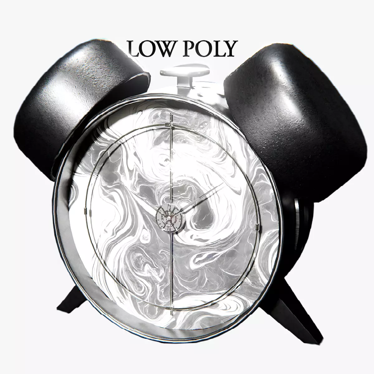 Darlas Alarm Clock Low-poly 3D model