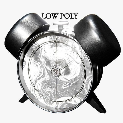 Darlas Alarm Clock Low-poly 3D model