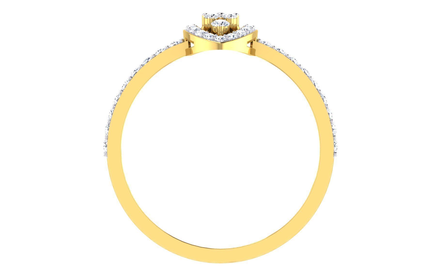 Women Ring Render 3dm STL OBJ FBX Details 3D print model_3