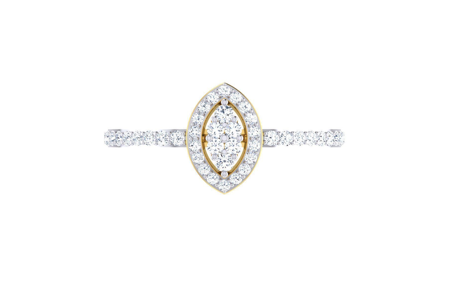 Women Ring Render 3dm STL OBJ FBX Details 3D print model_7