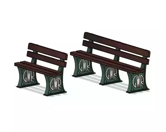 Model Railway GWR Benches 3D print model