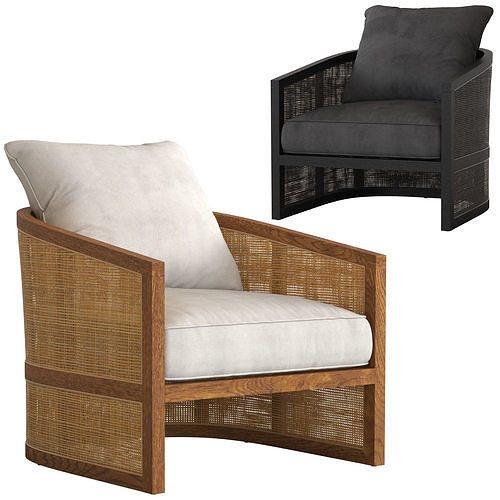 Coco Republic Marnie Chair 3D model