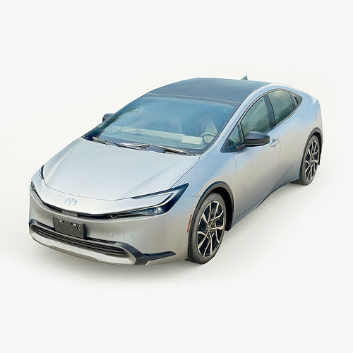 Toyota Prius Prime XSE 2023 Low-poly 3D model