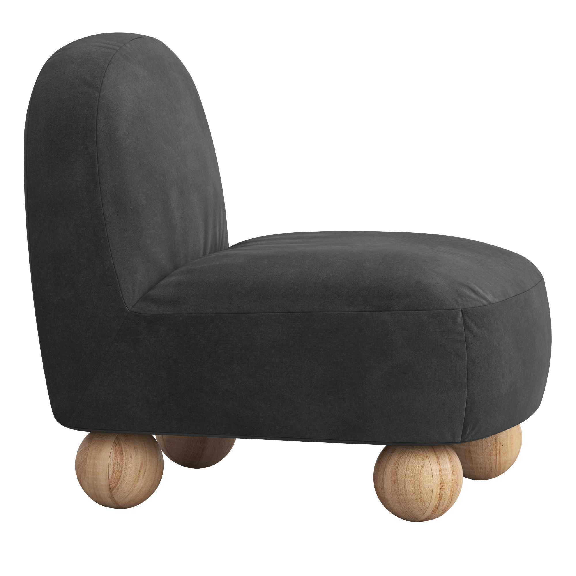 Coco Republic Nokita Outdoor Occasional Chair 3D model_3