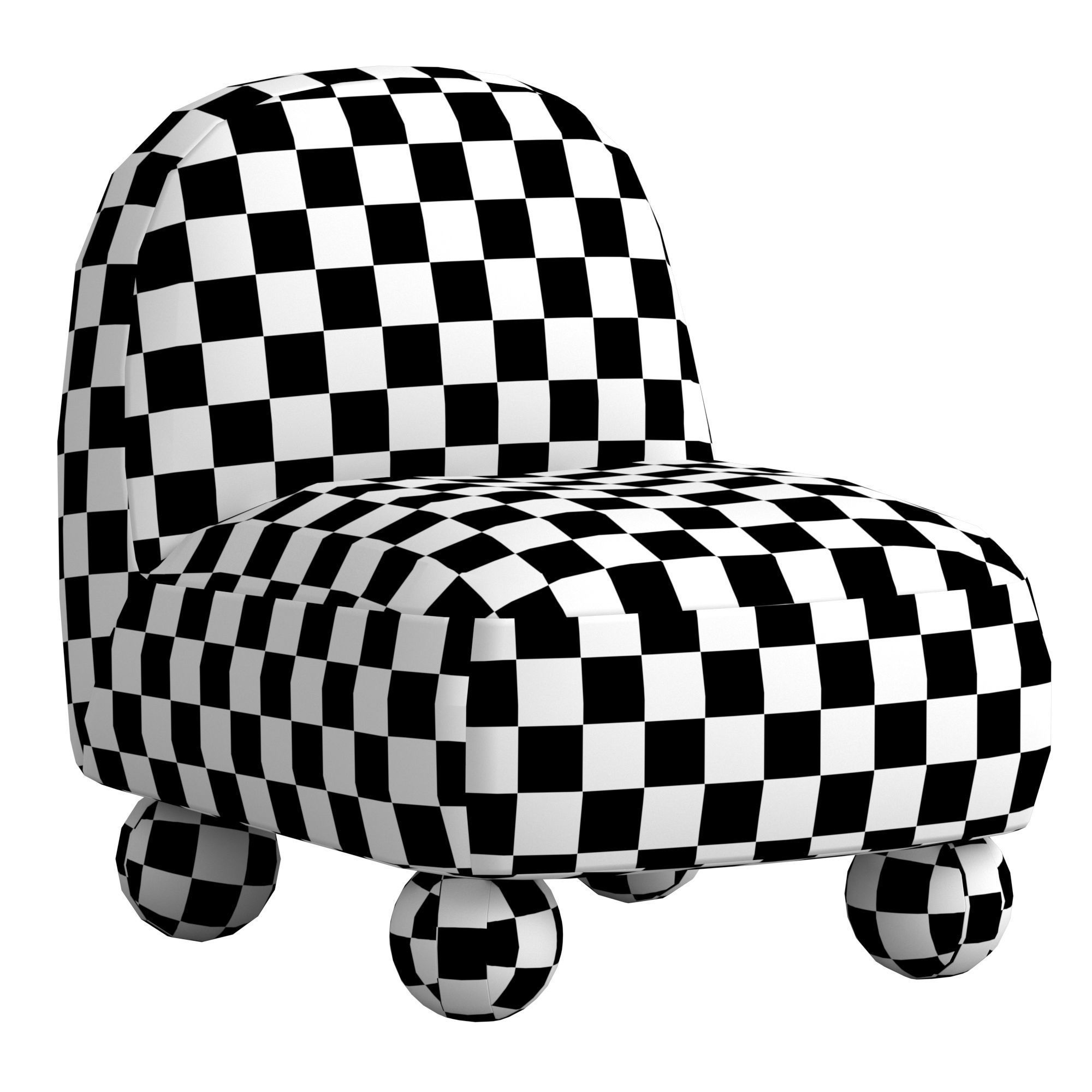 Coco Republic Nokita Outdoor Occasional Chair 3D model_6