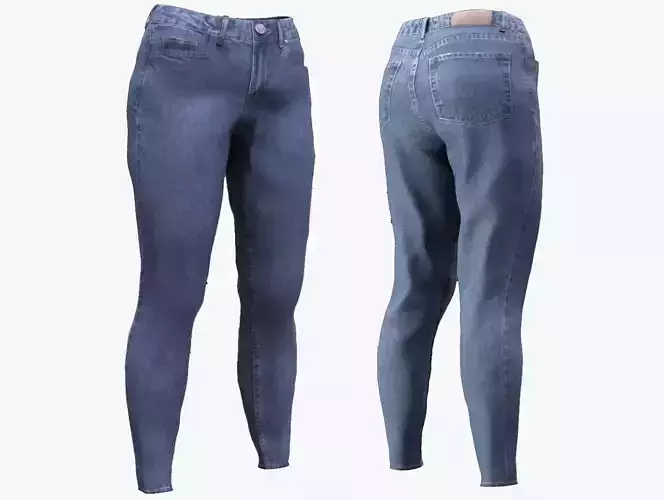 Jeans 29 - All MH Bodies - UE5 Skeletons - Rigged