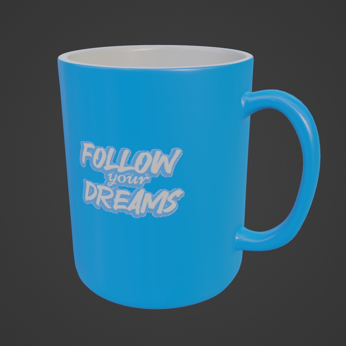 Coffee Cup 01 Low-poly 3D model_5