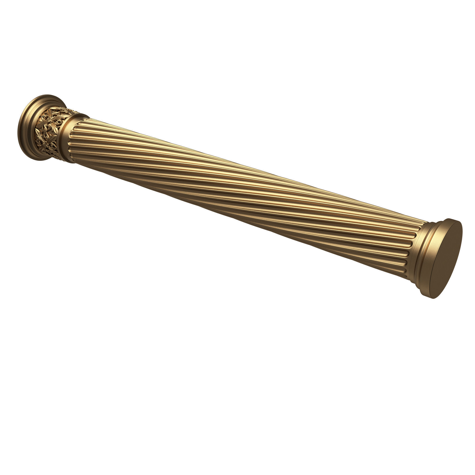 Column Capital 1404 Low-poly 3D model_6