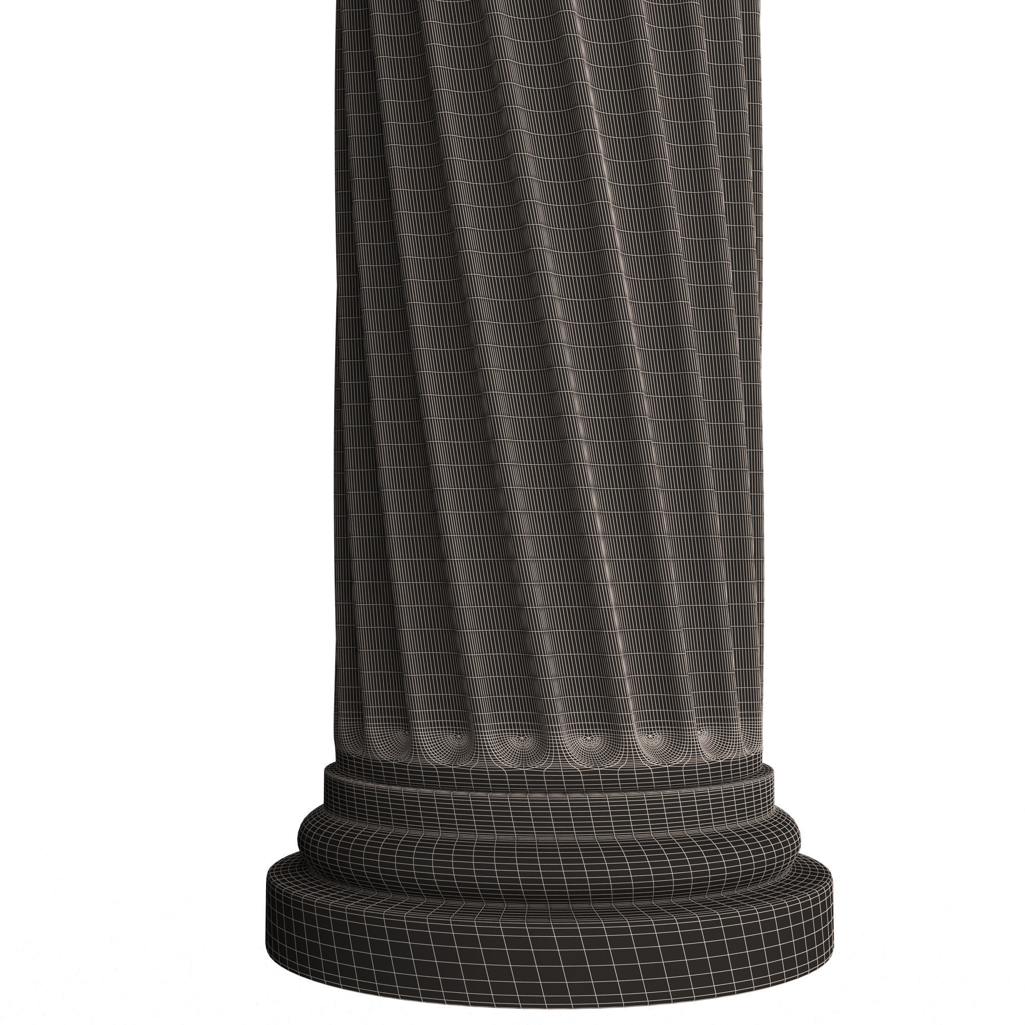 Column Capital 1404 Low-poly 3D model_13