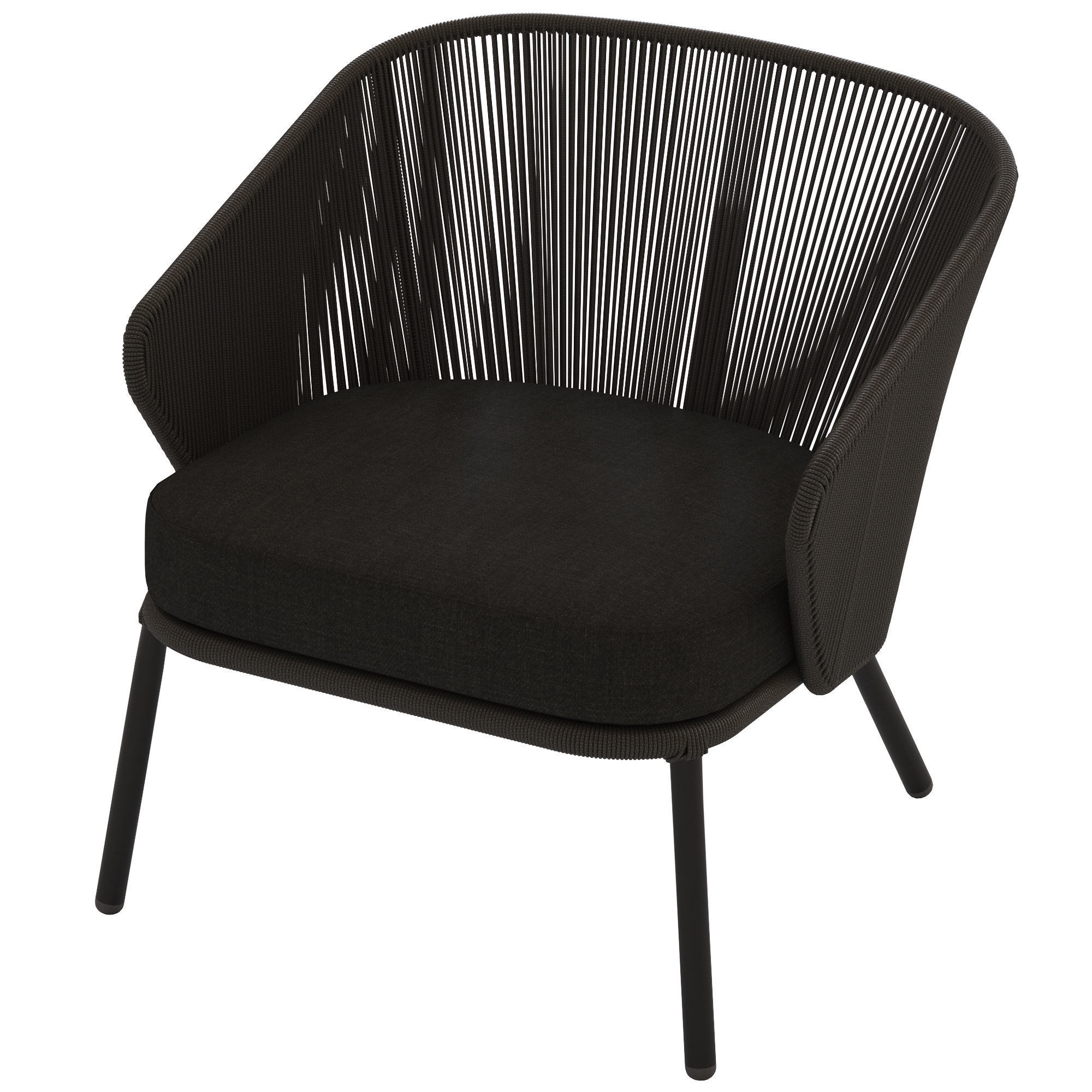 Coco Republic Paros Outdoor Lounge Chair 3D model_6