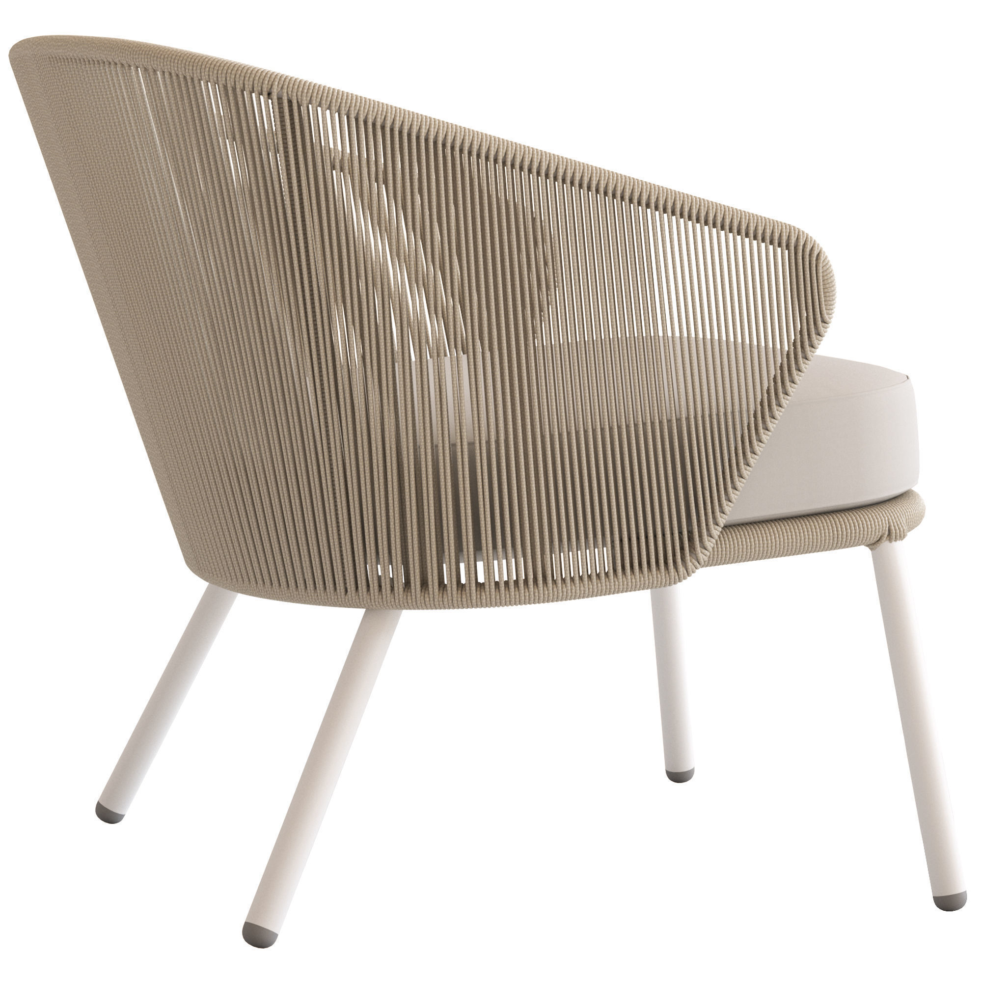 Coco Republic Paros Outdoor Lounge Chair 3D model_3