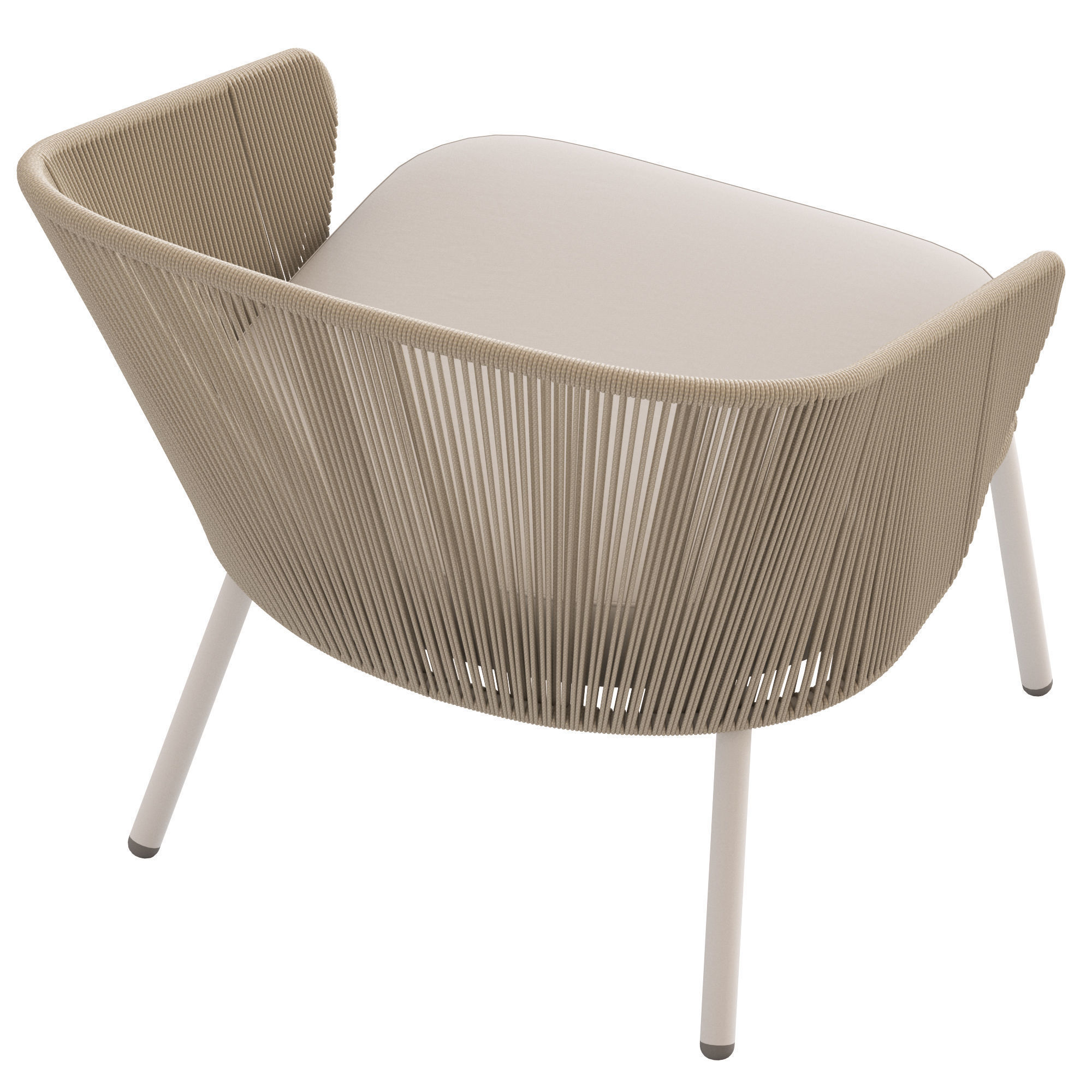 Coco Republic Paros Outdoor Lounge Chair 3D model_5